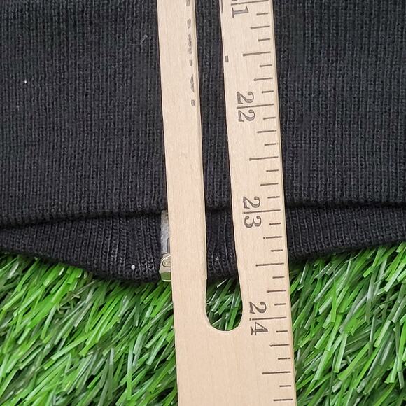 Vintage 90s Wilson Hooded Fleece Vest Women Large 22x23 Black Gray - Picture 12 of 12